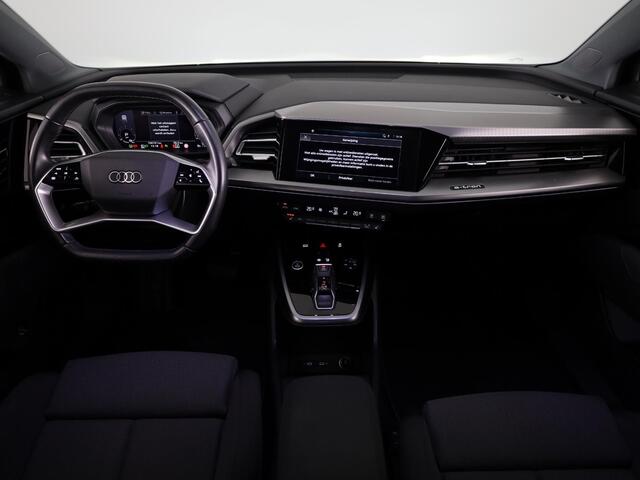 Audi Q4 Sportback e-tron 40 Advanced edition 77 kWh 204 pk | Navigatie | Warmtepomp | Parkeersensoren | Achteruitrijcamera | Adaptieve cruise control | Stoelverwarming |