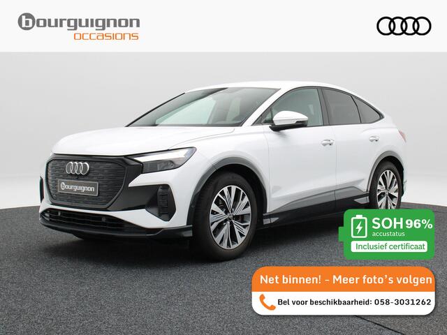 Audi Q4 Sportback e-tron 40 Advanced edition 77 kWh 204 Pk | Trekhaak | Stoelverwarming | Camera | Adaptive Cruise | CarPlay | Matrix LED | 19 Inch | 55.161 Km !!
