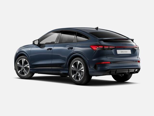 Audi Q4 Sportback e-tron S edition performance 286 PK · Trekhaak elek. wegklapbaar · Privacy glas · Lendensteunen