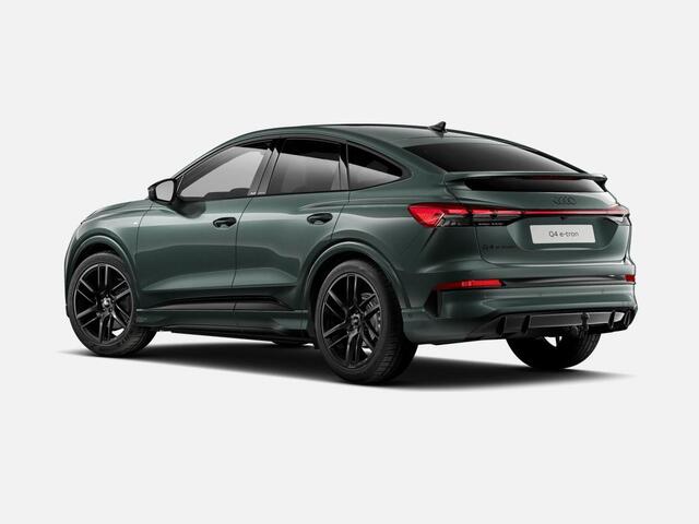 Audi Q4 Sportback e-tron S edition performance 286 PK · Lederen bekleding · Tech plus · MMi experience pro · Glazen panoramadak