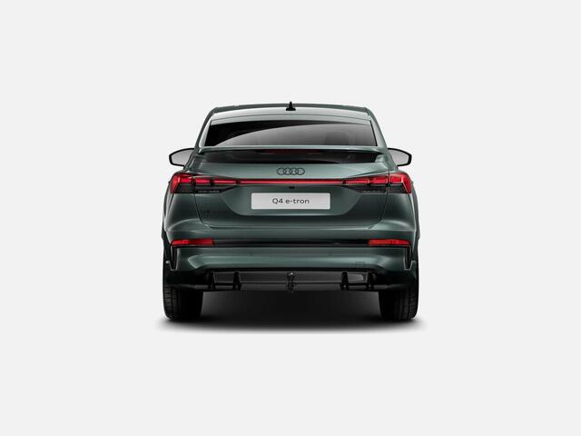 Audi Q4 Sportback e-tron S edition performance 286 PK · Lederen bekleding · Tech plus · MMi experience pro · Glazen panoramadak