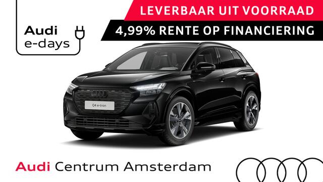 Audi Q4 e-tron 40 S edition 63 kWh 204pk | Achteruitrijcamera | Comfortpakket | Assistentiepakket plus | Optiekpakket zwart plus | Privacy glas | Adaptive cruise control |