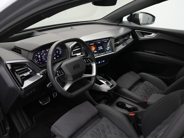 Audi Q4 e-tron 45 quattro S Edition 82 kWh 286 pk / S-Line | Panoramadak | Trekhaak | Geheugenstoel | Head-up display | Stuur-/stoelverwarming