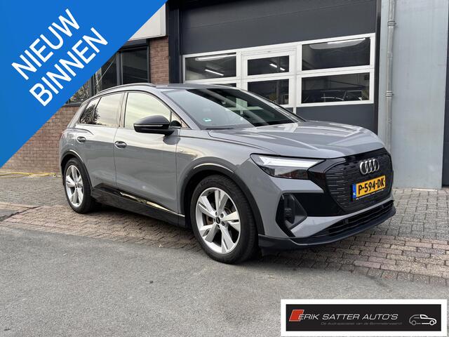Audi Q4 e-tron 40 Launch edition S Competition 77 kWh trekhaak inklapbaar |Warmtepomp | PDC V+A | voorverwarming| Carplay