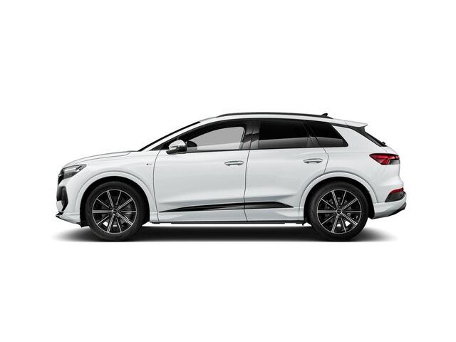 Audi Q4 e-tron 45 quattro S edition Competition 82 kWh 286pk | Assistentiepakket plus | Optiek pakket zwart plus | Ambient verlichting | Dodehoek detectie | Privacy glas |