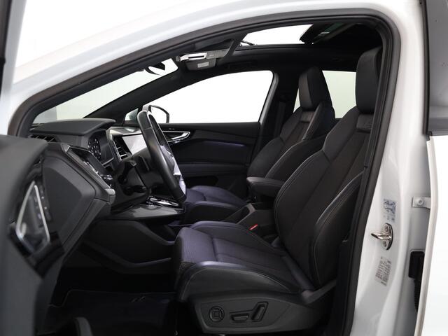 Audi Q4 e-tron 35 Launch edition S Competition 55 kWh 170pk | Panoramadak | Elektrisch verstelbare voorstoelen | Warmtepomp | Navigatie | Matrix LED |20'LM-velgen|SOH 89%