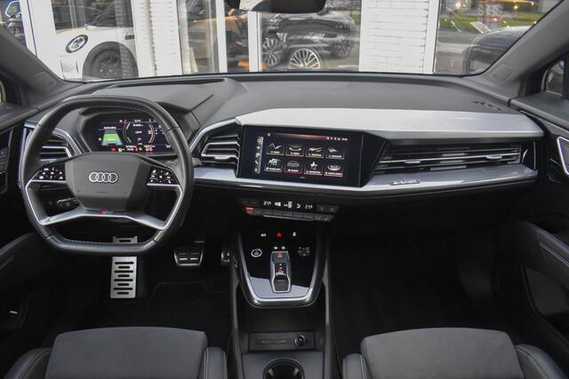 Audi Q4 e-tron 40 Competition 77 kWh S-Line Pano Matrix Sportstoel Camera ACC