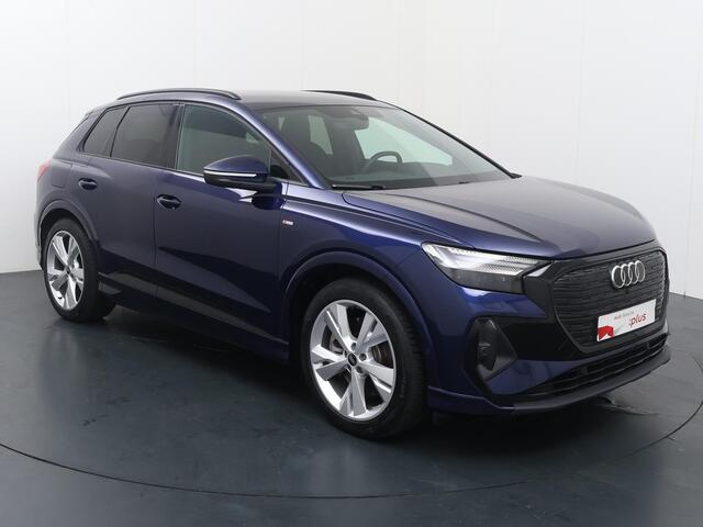 Audi Q4 e-tron 40 Launch edition S Competition 77 kWh | 204 PK | SoH 90% | Matrix LED koplampen | Warmtepomp | S line | Navigatiesysteem | Audi sound system |