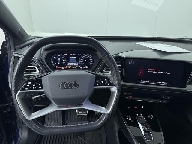 Audi Q4 e-tron 40 Launch edition S Competition 77 kWh | 204 PK | SoH 90% | Matrix LED koplampen | Warmtepomp | S line | Navigatiesysteem | Audi sound system |