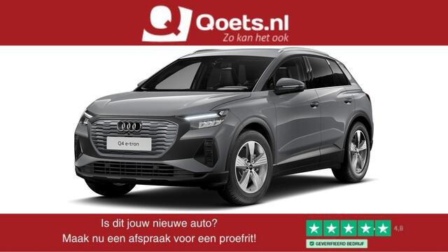 Audi Q4 e-tron 40 Edition 77 kWh Privacy glas - Comfortpakket - MMI navigatie pro - Assistentiepakket plus - Stoelverwarming voorin - Lane departure warning - Sportstoelen - Warmtewerend glas -