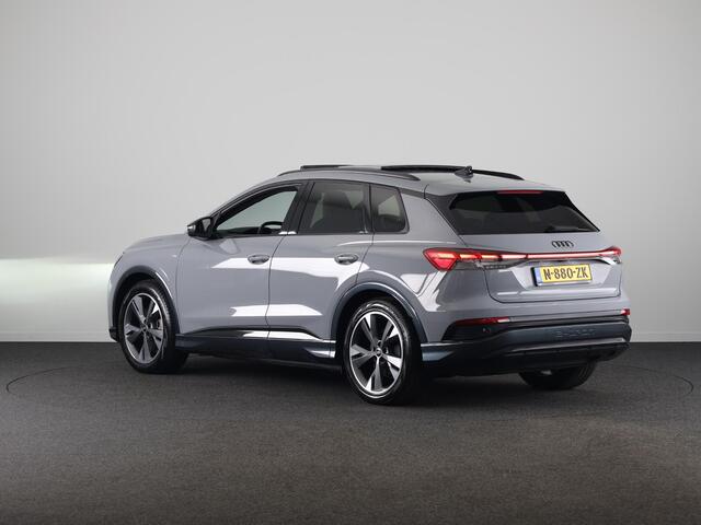 Audi Q4 e-tron 40 S-line 77kWh 204pk | SOH 94% | Panoramadak| Navigatie | Parkeercamera | Lederen bekleding | Keyless pakket | Head up display