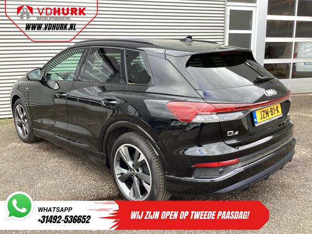 Audi Q4 e-tron 40 77kWh 523 km WLTP S-Line/ Pano/ Keyless/ Virtual Cockpit/ Leder/ Stoelverw./ Elek.Klep/ 20" LMV/ Climate/ PDC