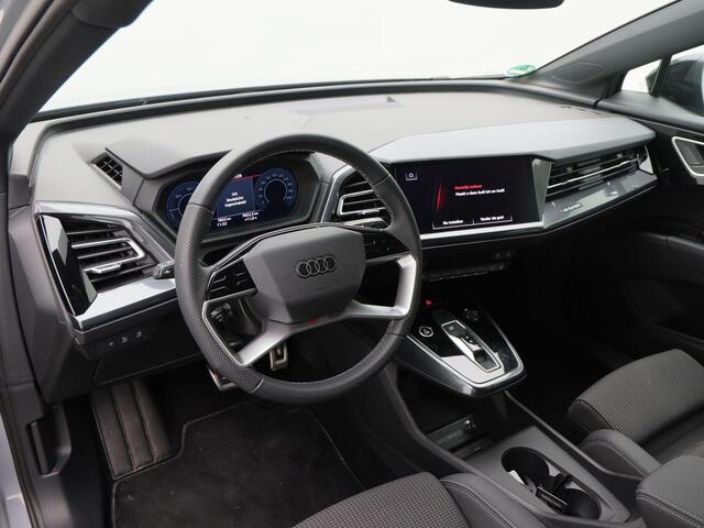 Audi Q4 e-tron 45 S-Line 286 Pk 82 kWh | Full LED | Trekhaak | Navigatie | Full LED | CarPlay | 21 Inch | 7.828 Km !!