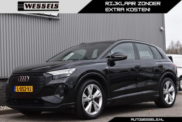 Audi Q4 e-tron 40 Launch edition S-line Competition 77 kWh Wegkl. trekhaak, Virtual cockpit, Adaptive cruise, Camera, Stoelverwarming, NAP