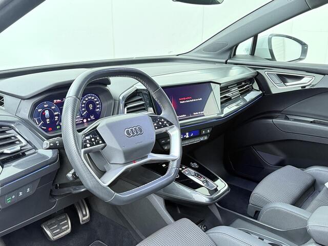 Audi Q4 e-tron 40 S edition 77 kWh | 204 PK | SOh 93% | Matrix LED koplampen | Adaptive cruise control | S line | 20" LM velgen | Stoelverwarming |