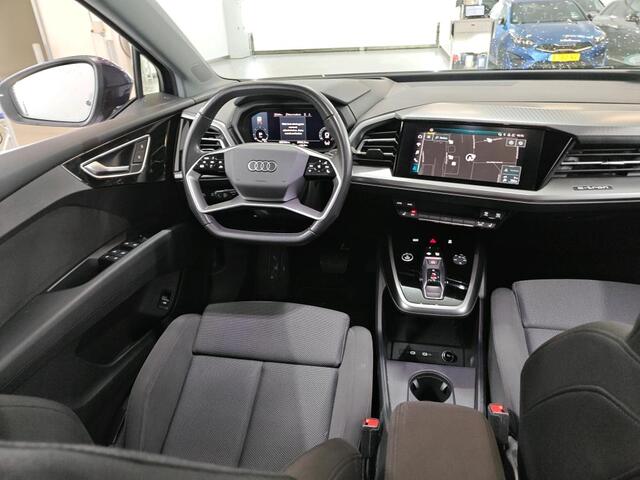 Audi Q4 e-tron 40 Launch edition Advanced 77 kWh / SOH 92%/ AUTOMAAT/ DIGITAL DASH/ NAVI/ CRUISE/ CLIMATE/ STOELVERWARMING/ LED/ PARK. SENSOREN + CAMERA