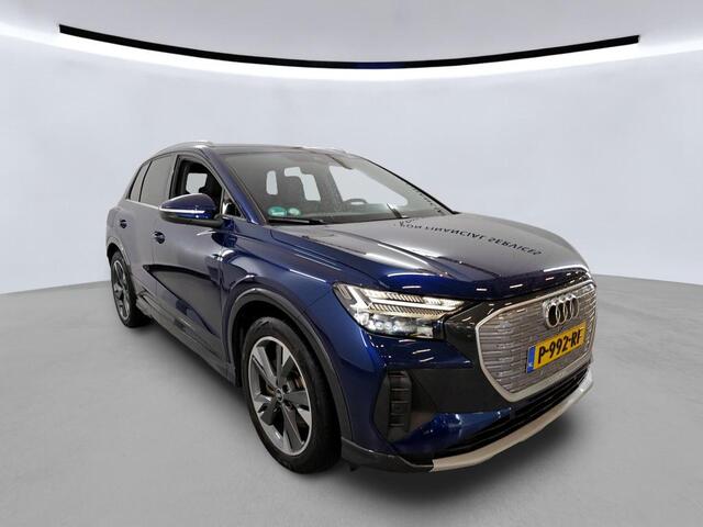 Audi Q4 e-tron 40 Launch edition Advanced 77 kWh / SOH 92%/ AUTOMAAT/ DIGITAL DASH/ NAVI/ CRUISE/ CLIMATE/ STOELVERWARMING/ LED/ PARK. SENSOREN + CAMERA