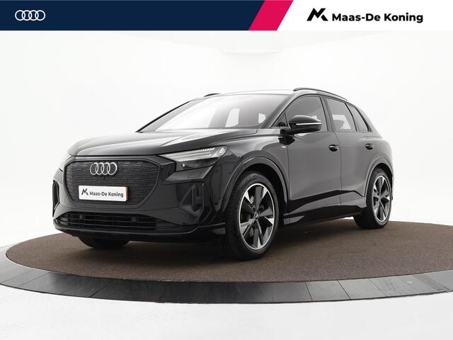Audi Q4 e-tron 40 204pk S Competition 77 kWh · SOH 91% · Camera · Matrix LED · Sonos Sound · Optiekpakket Zwart · Stoelverwarming ·