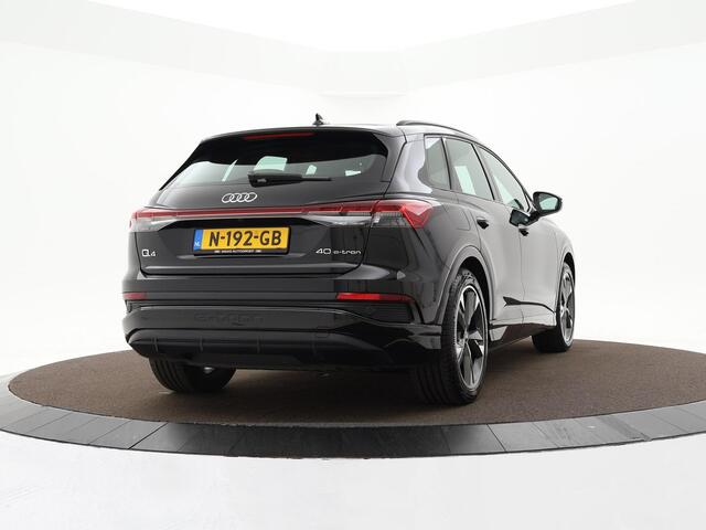 Audi Q4 e-tron 40 204pk S Competition 77 kWh · SOH 91% · Camera · Matrix LED · Sonos Sound · Optiekpakket Zwart · Stoelverwarming ·