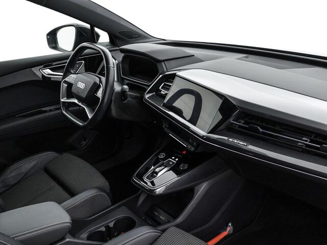 Audi Q4 e-tron 40 204pk S Competition 77 kWh · SOH 91% · Camera · Matrix LED · Sonos Sound · Optiekpakket Zwart · Stoelverwarming ·