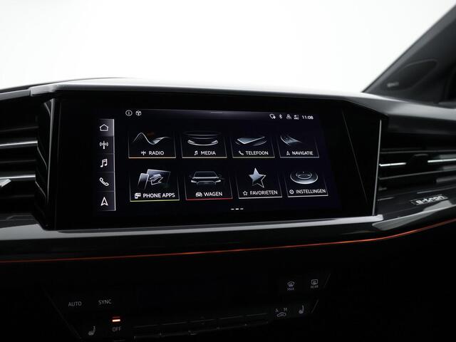 Audi Q4 e-tron 40 204pk S Competition 77 kWh · SOH 91% · Camera · Matrix LED · Sonos Sound · Optiekpakket Zwart · Stoelverwarming ·