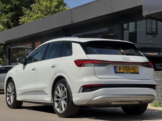 Audi Q4 e-tron 40 3x S-LINE 204Pk 77 kWh 89,6% SOH LEDER 20 INCHE-LMV CAMERA-360 DIGI-DASH NAVI LED PDC