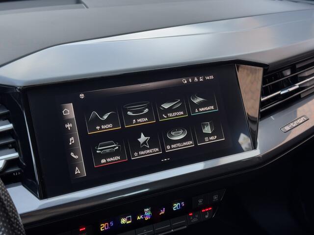 Audi Q4 e-tron 40 3x S-LINE 204Pk 77 kWh 89,6% SOH LEDER 20 INCHE-LMV CAMERA-360 DIGI-DASH NAVI LED PDC