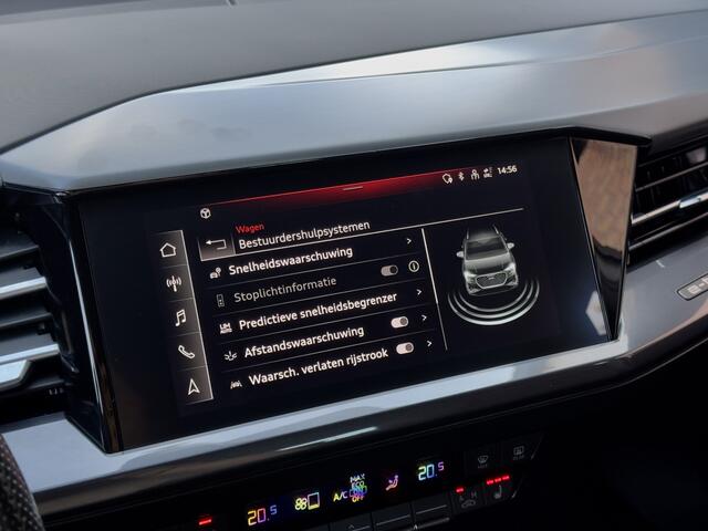 Audi Q4 e-tron 40 3x S-LINE 204Pk 77 kWh 89,6% SOH LEDER 20 INCHE-LMV CAMERA-360 DIGI-DASH NAVI LED PDC