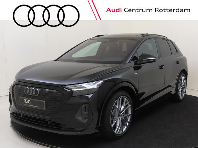 Audi Q4 e-tron 45 quattro S Edition 82 kWh | Panoramadak | Sonos | Trekhaak | Adaptive cruise | Geheugen voorstoelen | 360 camera |