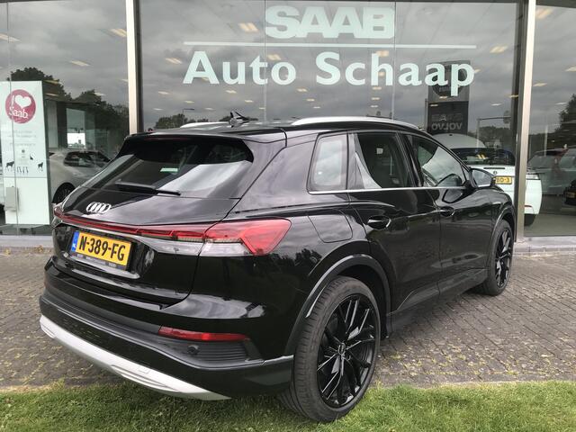 Audi Q4 e-tron 40 Launch edition Advanced 77 kWh | Rijklaar incl garantie | SoH 90% Camera Trekhaak LED Carplay Stoelverarming