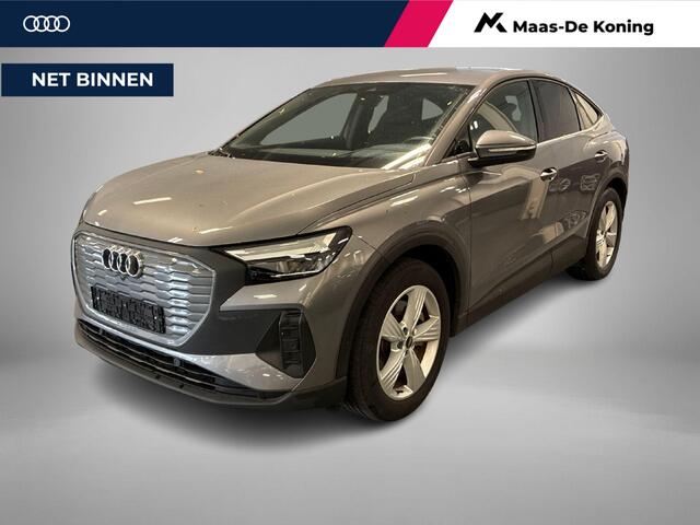 Audi Q4 e-tron 40 Edition 77 kWh 204pk · SOH 96% · Camera · Keyless · Head-Up Display · ACC · Sportstoelen · Apple/Android Car Play · Elek. Achterklep ·