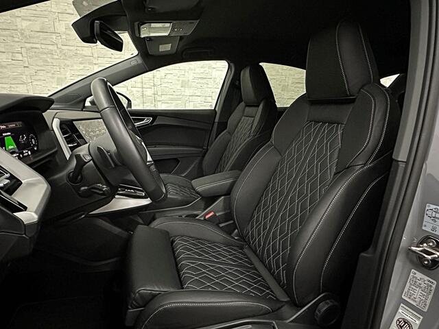 Audi Q4 e-tron 45 265pk Quattro RS Leder Sportstoelen | ACC | Sonos-Sound | Head-Up | 95% SOH | Sportstoelen | Keyless-Entry | Memory | Groot Navi | Virtual-Cockpit | Getint Glas | 3-Zone Clima | Zwarte Hemel | LED | Carplay | Standkachel | Achteruitrij-Camera | Stoelve
