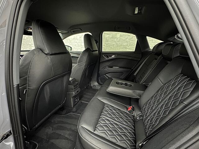 Audi Q4 e-tron 45 265pk Quattro RS Leder Sportstoelen | ACC | Sonos-Sound | Head-Up | 95% SOH | Sportstoelen | Keyless-Entry | Memory | Groot Navi | Virtual-Cockpit | Getint Glas | 3-Zone Clima | Zwarte Hemel | LED | Carplay | Standkachel | Achteruitrij-Camera | Stoelve