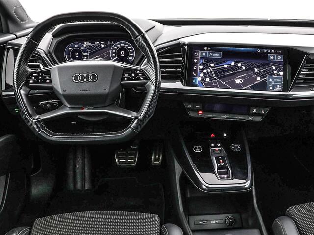 Audi Q4 e-tron 45 265pk Quattro S Edition · SOH 93% · Panoramadak · Warmtepomp · Camera · Head-Up · Navigatie · Apple/Android Car Play · 20'' Inch ·
