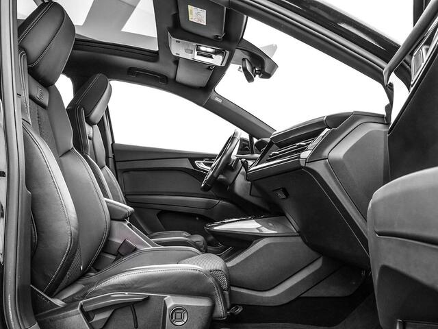 Audi Q4 e-tron 45 265pk Quattro S Edition · SOH 93% · Panoramadak · Warmtepomp · Camera · Head-Up · Navigatie · Apple/Android Car Play · 20'' Inch ·