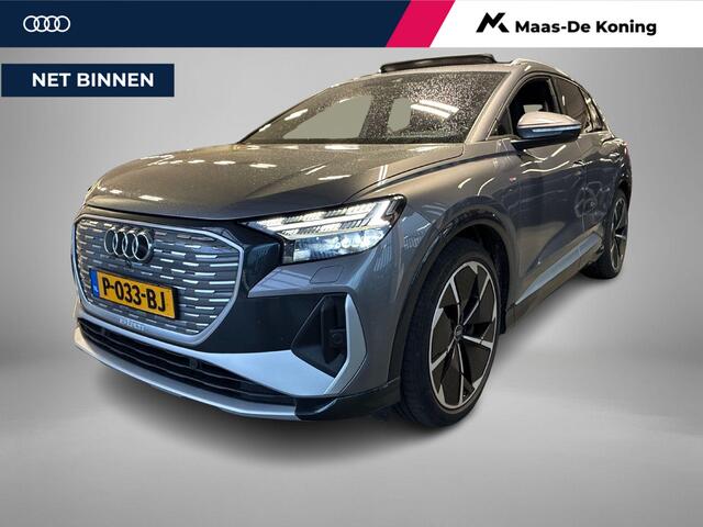 Audi Q4 e-tron 40 204pk Launch edition S Competition 77 kWh · Panoramadak · Camera · SONOS · Apple/Android Car Play Navigatie · Stoelverwarming · Wegklapbare Trekhaak · Apple/Android Car Play · 21'' Inch ·