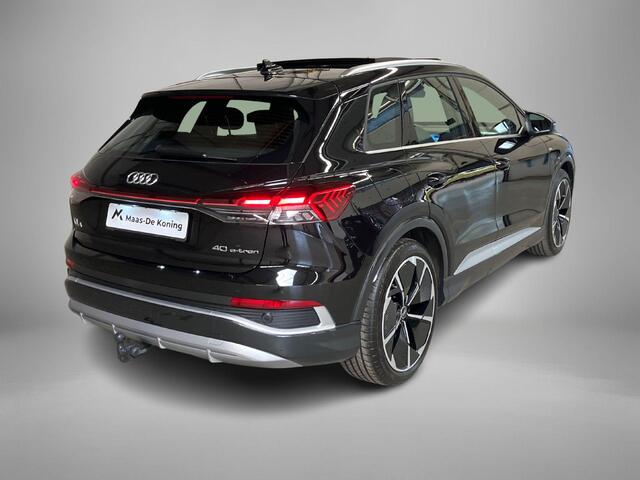 Audi Q4 e-tron 40 S Line 82Kwh 150kW/204PK S line Panoramadak · Trekhaak · Apple/Android Car Play · Stoelverwarming · Navigatie · Parkeersensoren