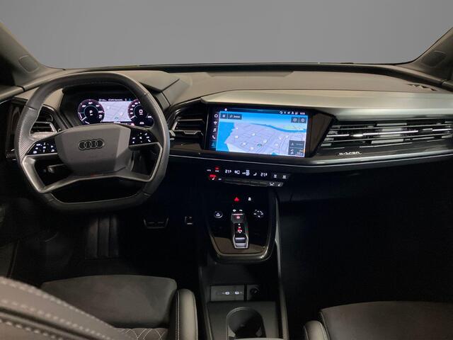 Audi Q4 e-tron 40 S Line 82Kwh 150kW/204PK S line Panoramadak · Trekhaak · Apple/Android Car Play · Stoelverwarming · Navigatie · Parkeersensoren