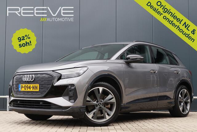 Audi Q4 e-tron 40 Advanced edition 77 kWh 92% soh! | Stoelverwarming | Warmtepomp | 20 Inch | Elektrische achterklep | Matrix LED koplampen