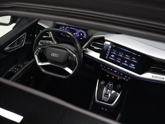 Audi Q4 e-tron 40 Launch edition S Competition 77 kWh [SCHUIFKANTELDAK, APPLE CARPLAY, CRUISE CONTROL, STOELVERWARMING, DIGITAL DASH, ELEKTRISCHE ACHTERKLEP, NAVIGATIE NIEUWSTAAT]