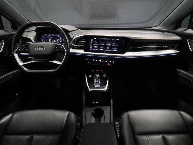 Audi Q4 e-tron 40 Launch edition S Competition 77 kWh [SCHUIFKANTELDAK, APPLE CARPLAY, CRUISE CONTROL, STOELVERWARMING, DIGITAL DASH, ELEKTRISCHE ACHTERKLEP, NAVIGATIE NIEUWSTAAT]