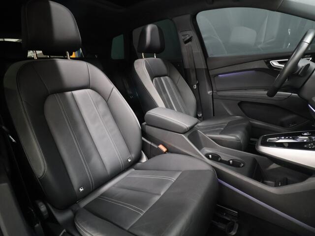 Audi Q4 e-tron 40 Launch edition S Competition 77 kWh [SCHUIFKANTELDAK, APPLE CARPLAY, CRUISE CONTROL, STOELVERWARMING, DIGITAL DASH, ELEKTRISCHE ACHTERKLEP, NAVIGATIE NIEUWSTAAT]