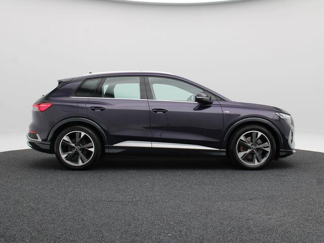 Audi Q4 e-tron 50 quattro Advanced edition 77 kWh 299 Pk | Stoelverwarming | Adaptive Cruise | CarPlay | Matrix LED | Camera | SONOS Audio | Warmtepomp | 20 Inch | 121.724 Km !!