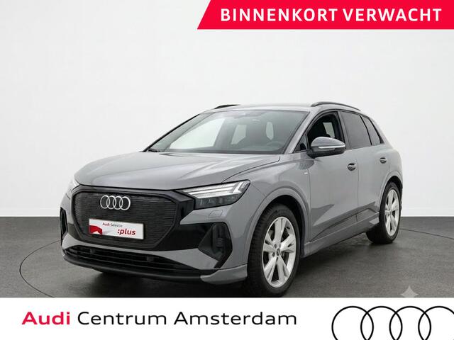 Audi Q4 e-tron 40 S edition 77 kWh 204pk | Navigatie | Stoelverwarming | Parkeercamera | Adaptief demping systeem | Warmtepomp