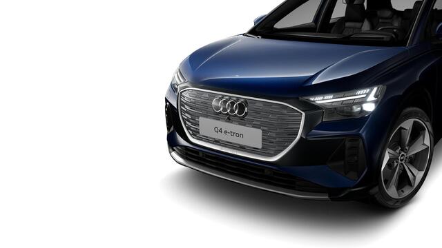 Audi Q4 e-tron 50 quattro Advanced edition 77 kWh Interieurpakket S line - Trekhaak - Comfortpakket plus - MMI navigatie pro - Assistentiepakket plus - Dynamic pakket plus - Veiligheidspakket plus - Sonos premium -