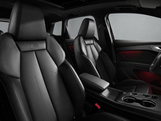 Audi Q4 e-tron S edition 82 kWh 286 pk | Glazen panoramadak | Techniekpakket plus | Trekhaak | S line leder zwart |