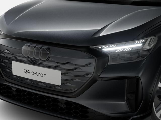 Audi Q4 e-tron S edition performance 286 PK · Glazen panoramadak · Tech plus · Trekhaak elek. wegklapbaar
