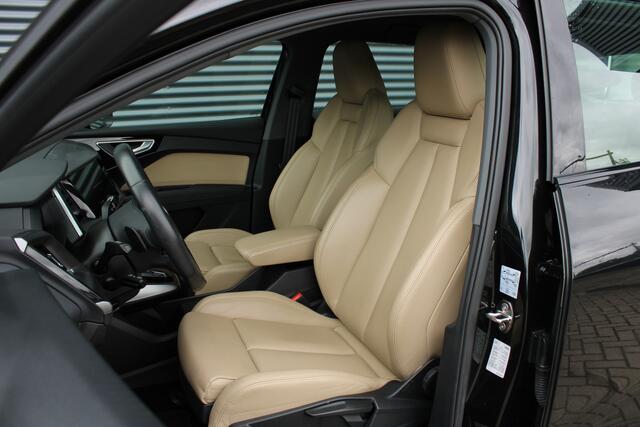 Audi Q4 e-tron 40 Advanced Warmtepomp Sport-Leer Camera Optic-Black 20 inch LMV