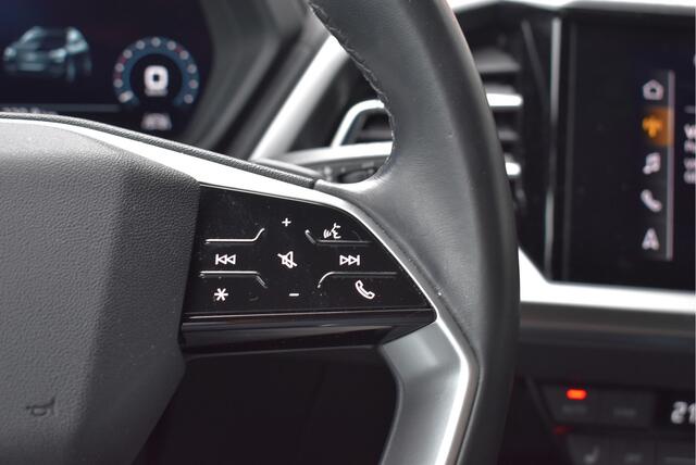 Audi Q4 e-tron 35 Launch edition Advanced 55 kWh 89% SOH, Virtual cockpit, Warmtepomp, Elek. achterklep, Camera, Stoelverwarming, Elek. wegkl. trekhaak