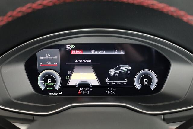 Audi Q5 Sportback 55 TFSI e S edition 367 pk S-tronic | SoH 96% | Navigatie | Panoramadak | Parkeersensoren (Park assist) | Rondomzicht camera | Elktr. Voorstoelen | Stoelverwarming |